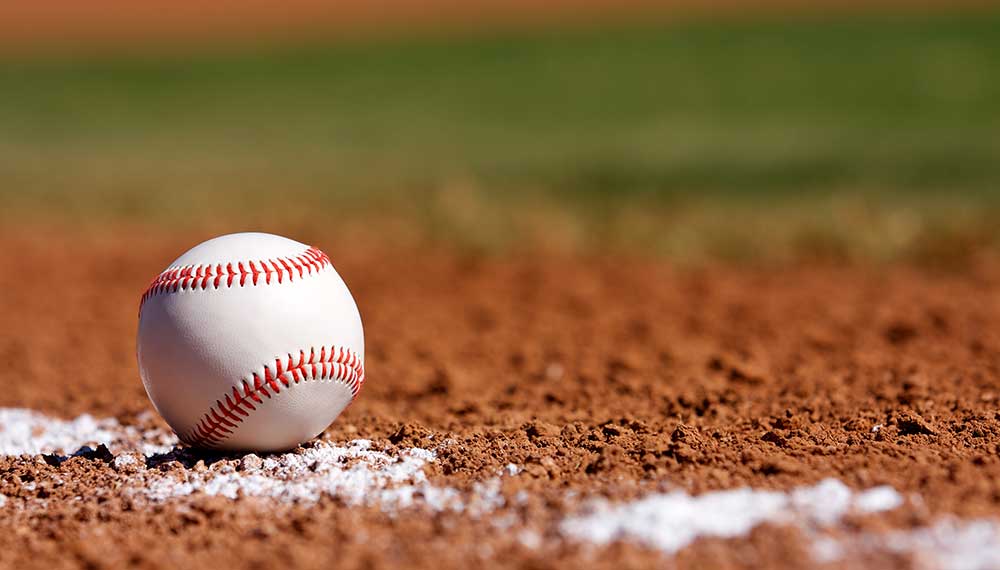 baseball on field