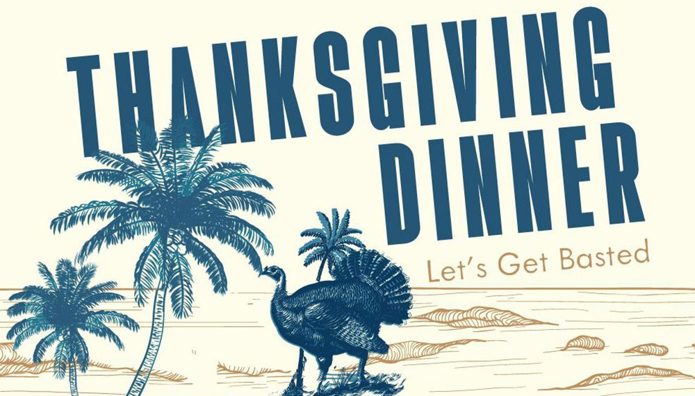 Graphic that says Thanksgiving Dinner